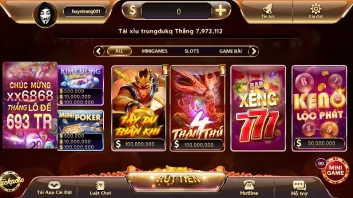 Giới thiệu game slots nổ hũ Tây Du Thần Khí tại app game tài xỉu online