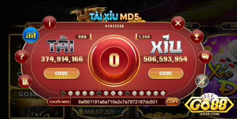 Tai xiu md5 go88